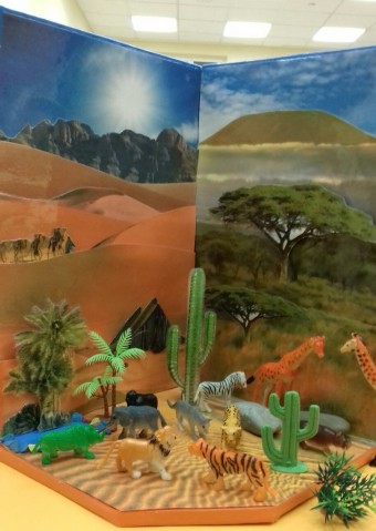 Картина на холсте смерч в пустыне, 11328